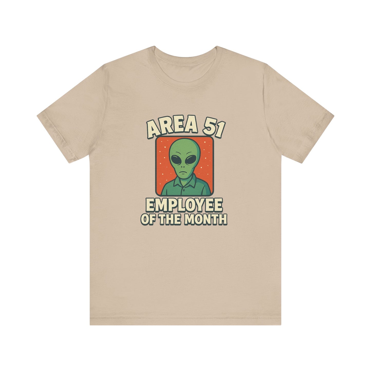 Area 51 Employee of the Month T-Shirt | Funny Alien Graphic Tee