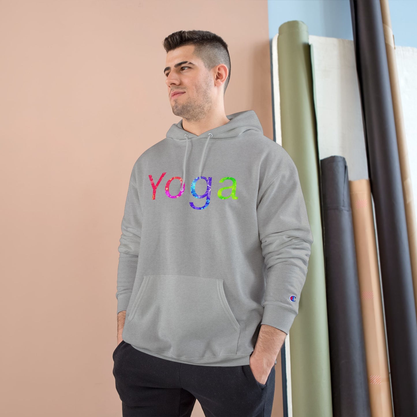 Yoga Champion Hoodie - Cozy Fitness Sweatshirt, Gift for Yogis, Gym Wear, Relaxation Apparel, Motivational Clothing