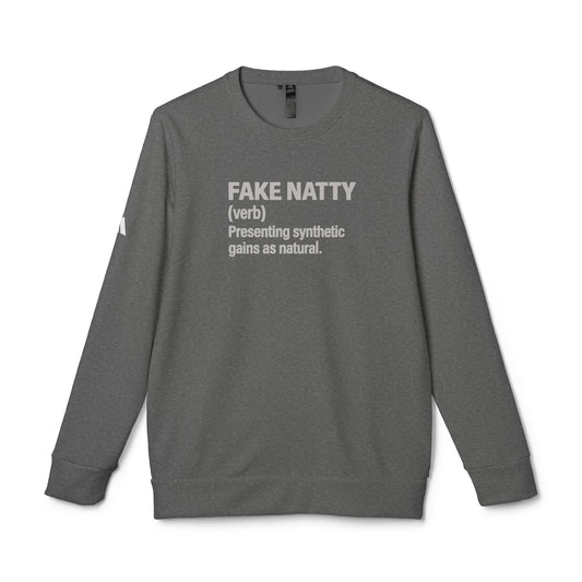 Adidas Fake Natty Crewneck | Gym Humor Sweatshirt