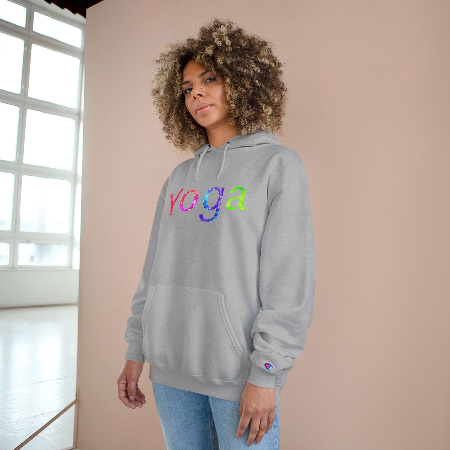 Yoga Champion Hoodie - Cozy Fitness Sweatshirt, Gift for Yogis, Gym Wear, Relaxation Apparel, Motivational Clothing
