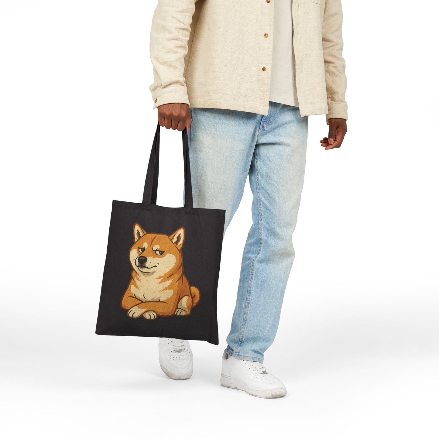 Shiba Inu Canvas Tote Bag | Cute Dog Lover Gift, Eco-Friendly Shopper, Pet Owner Accessory
