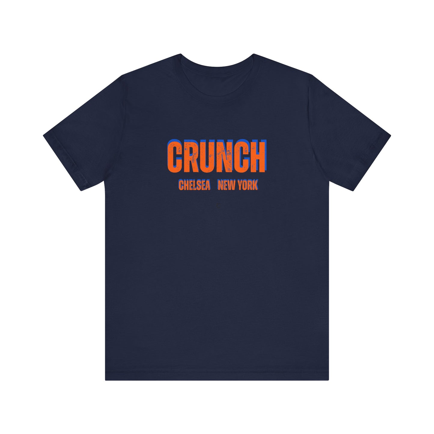 Crunch Chelsea Graphic Distress Tee, Unisex Jersey Tee, NYC Fashion,