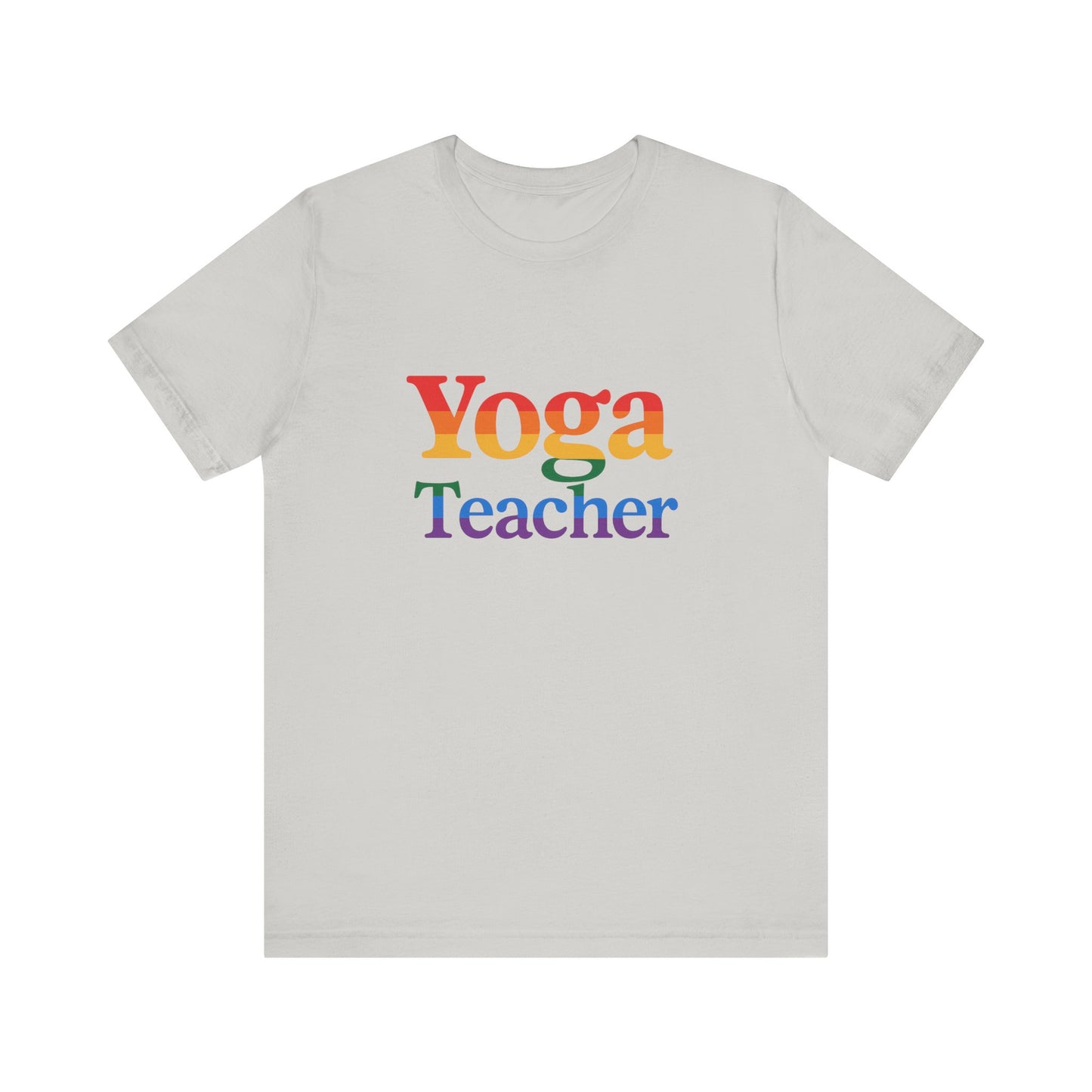 Yoga Teacher Short Sleeve Tee | Gift for Yoga Instructors, Wellness Apparel, Relaxed Fit Shirt, Yoga Lover Gifts, Summer Casual Wear