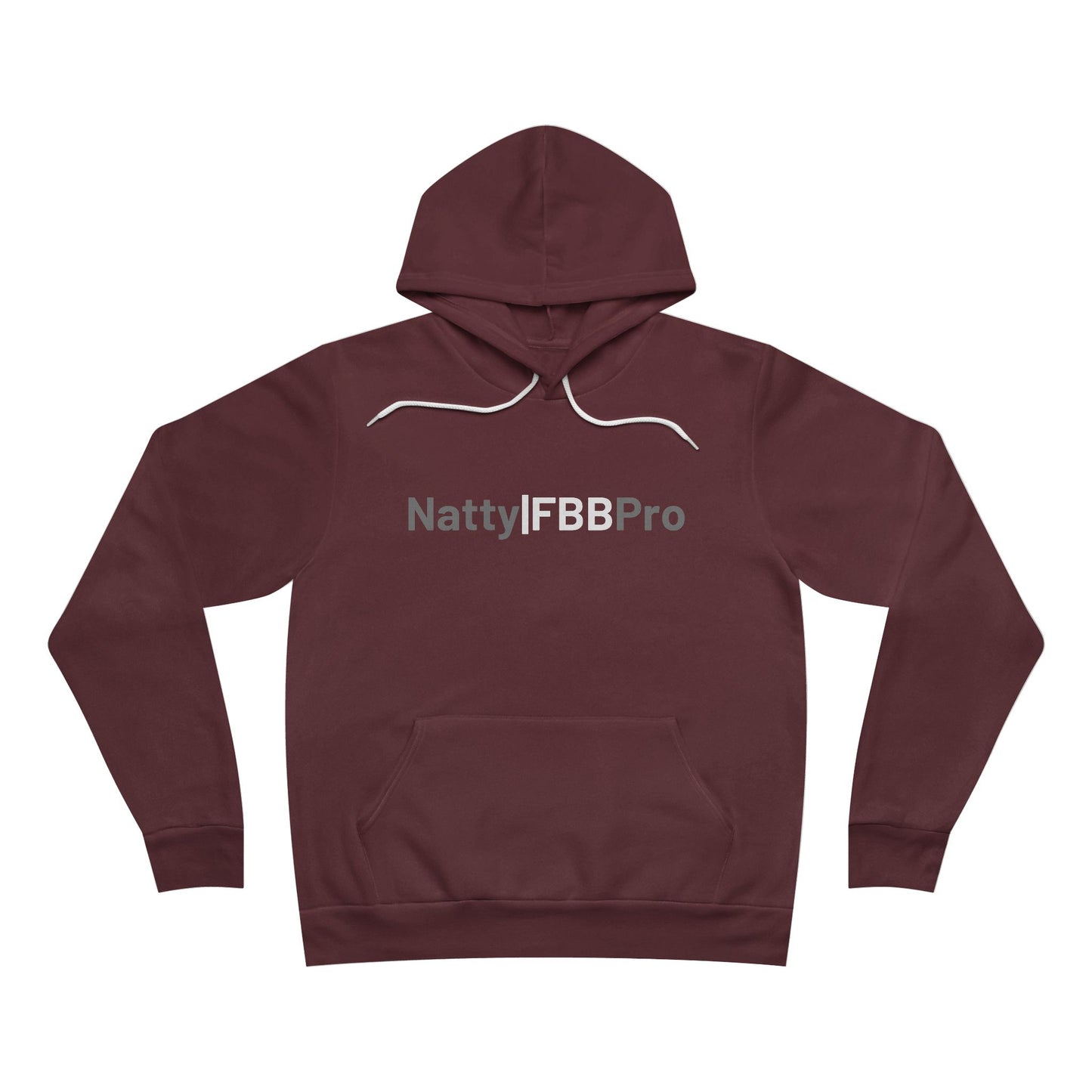 Natty IFBB Pro Pullover Hoodie – Fitness Minimalist Black Hoodie