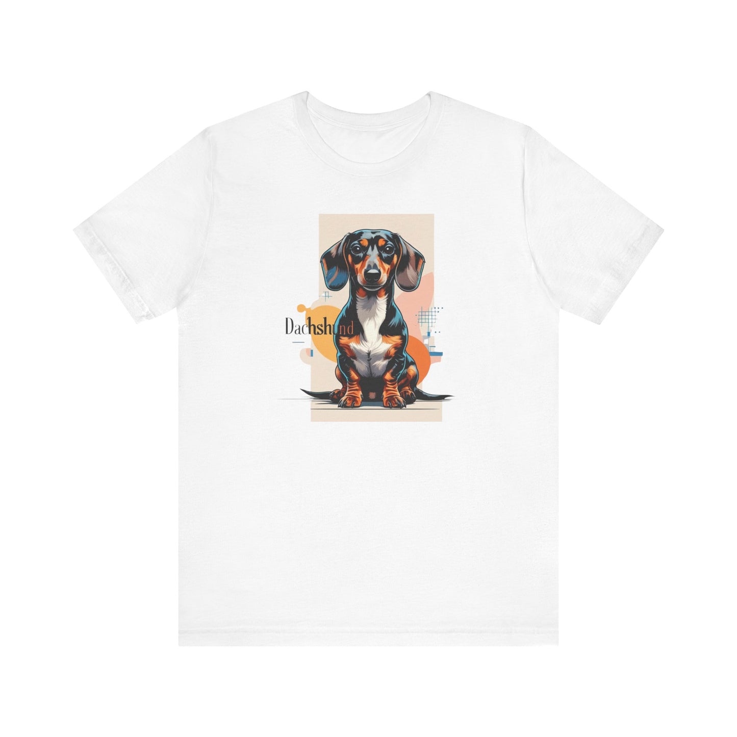 Dachshund Lover's Unisex Tee, Cute Dog Graphic Shirt, Animal Art Tee, Pet Lover Gift, Casual Dog Tee, Birthday Gift Idea