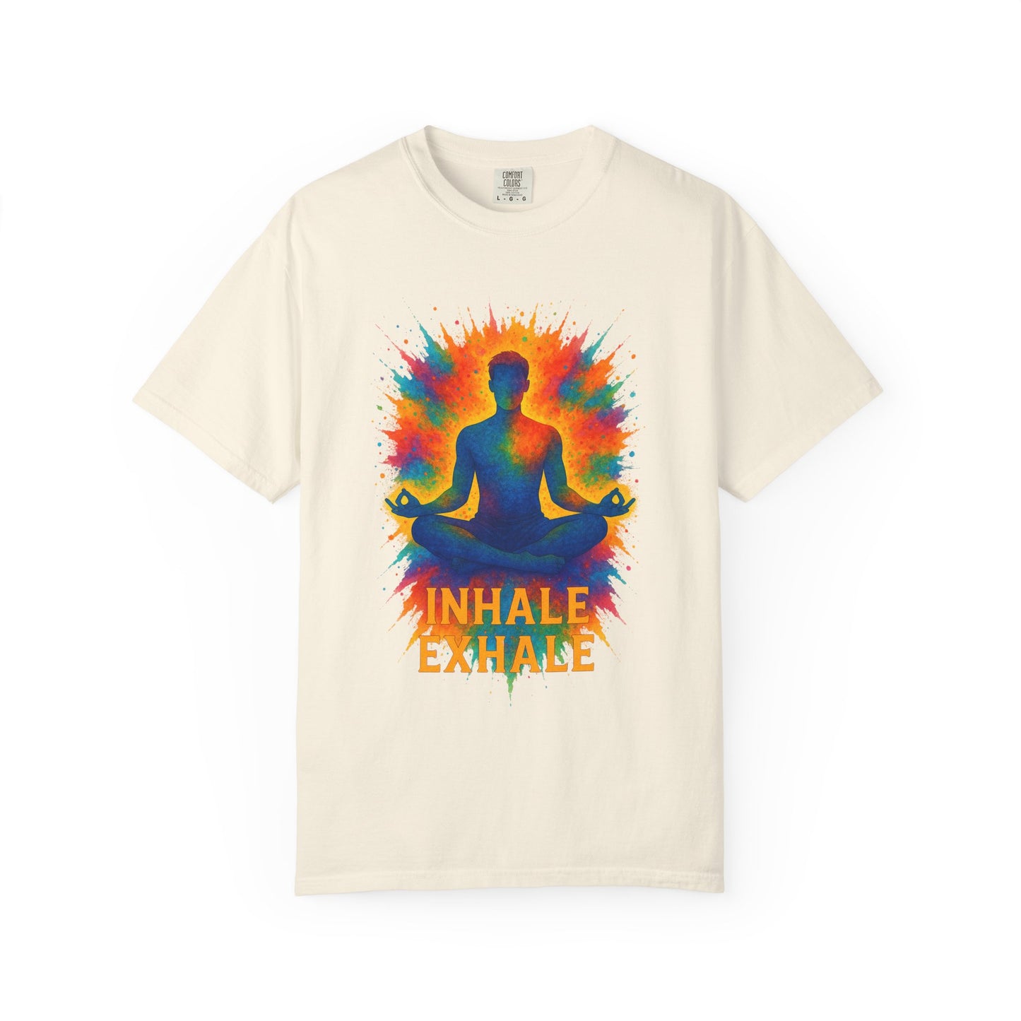 "Inhale Exhale" Mindfulness Tee | Yoga & Meditation Gift, Bohemian Style Shirt