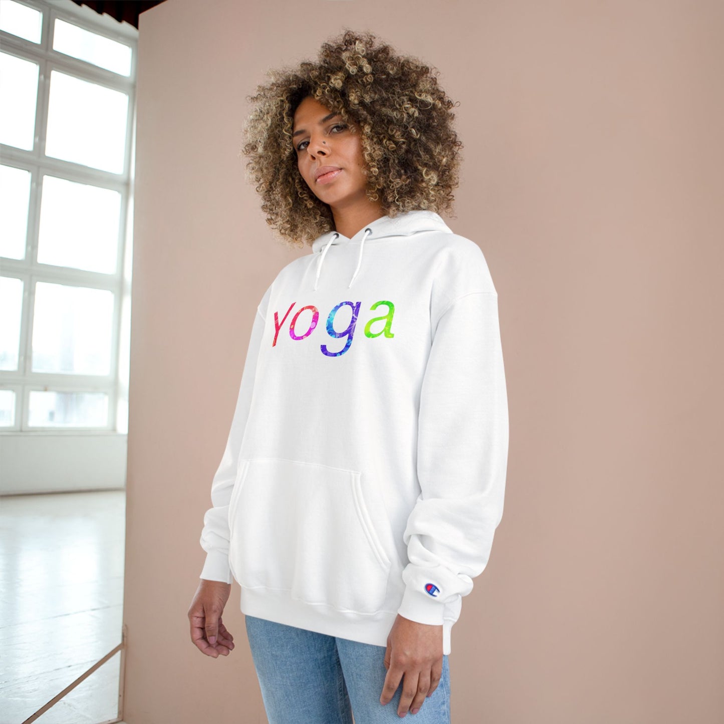 Yoga Champion Hoodie - Cozy Fitness Sweatshirt, Gift for Yogis, Gym Wear, Relaxation Apparel, Motivational Clothing