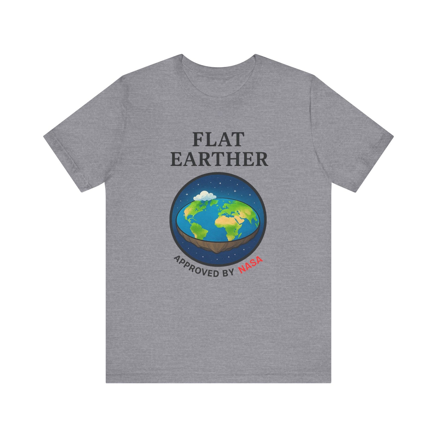 Flat Earther T-Shirt | Funny Conspiracy Theory Tee, Unisex Humorous Gift
