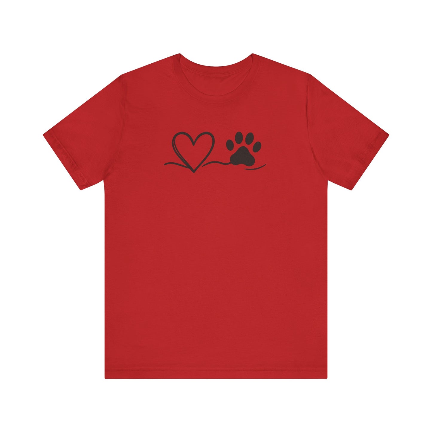Pet Lover Heart T-Shirt | Unisex Dog Adoption Tee & Pet Owner Gift