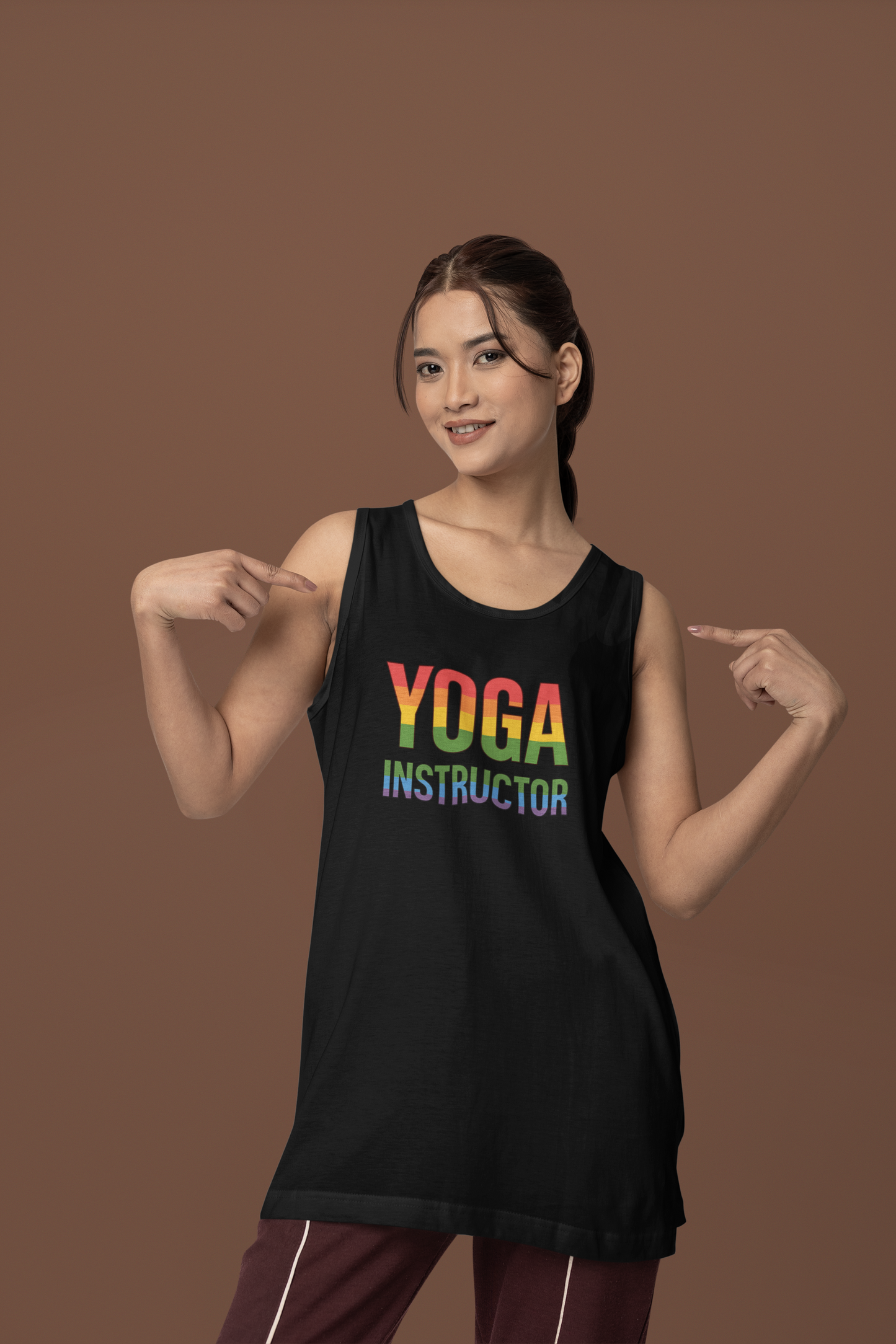 Colorful Pride Yoga Muscle Tank Top | Women's Activewear & Fitness Gift