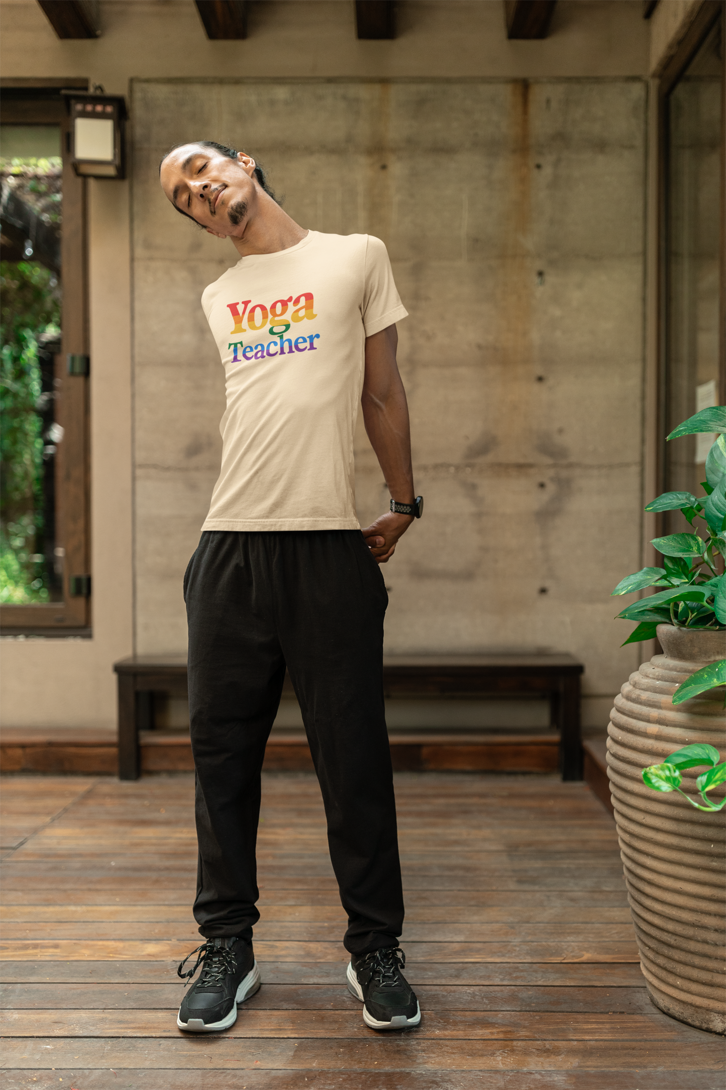 Yoga Teacher Short Sleeve Tee | Gift for Yoga Instructors, Wellness Apparel, Relaxed Fit Shirt, Yoga Lover Gifts, Summer Casual Wear