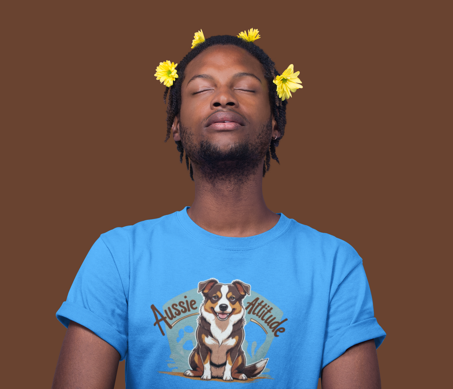 Aussie Attitude Australian Cattle Dog T-Shirt | Blue Heeler Dog Lover Gift, Unisex Pet Owner Tee