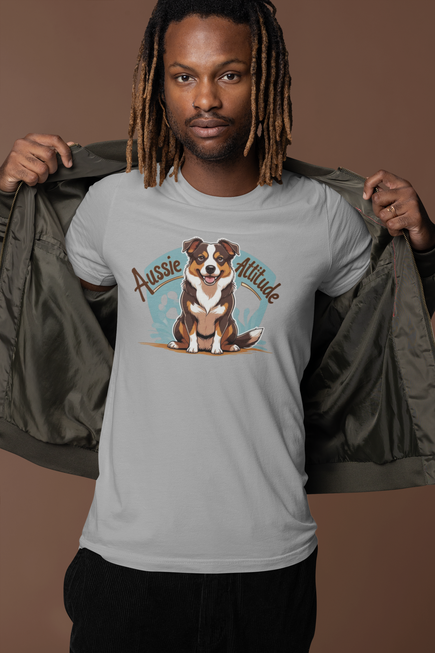 Aussie Attitude Australian Cattle Dog T-Shirt | Blue Heeler Dog Lover Gift, Unisex Pet Owner Tee
