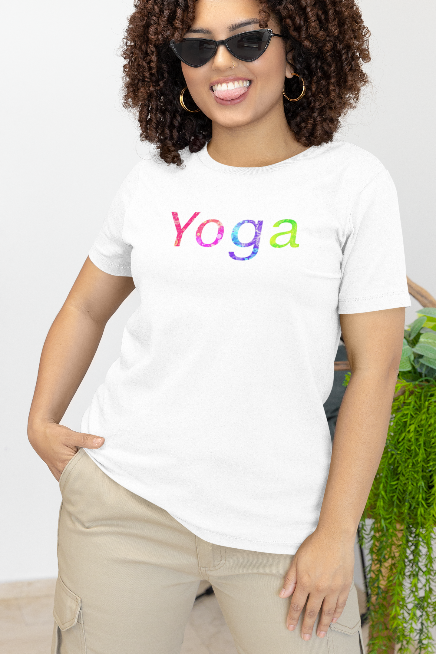 Yoga Vibes T-Shirt | Relaxed Fit Yoga Tee & Fitness Enthusiast Gift