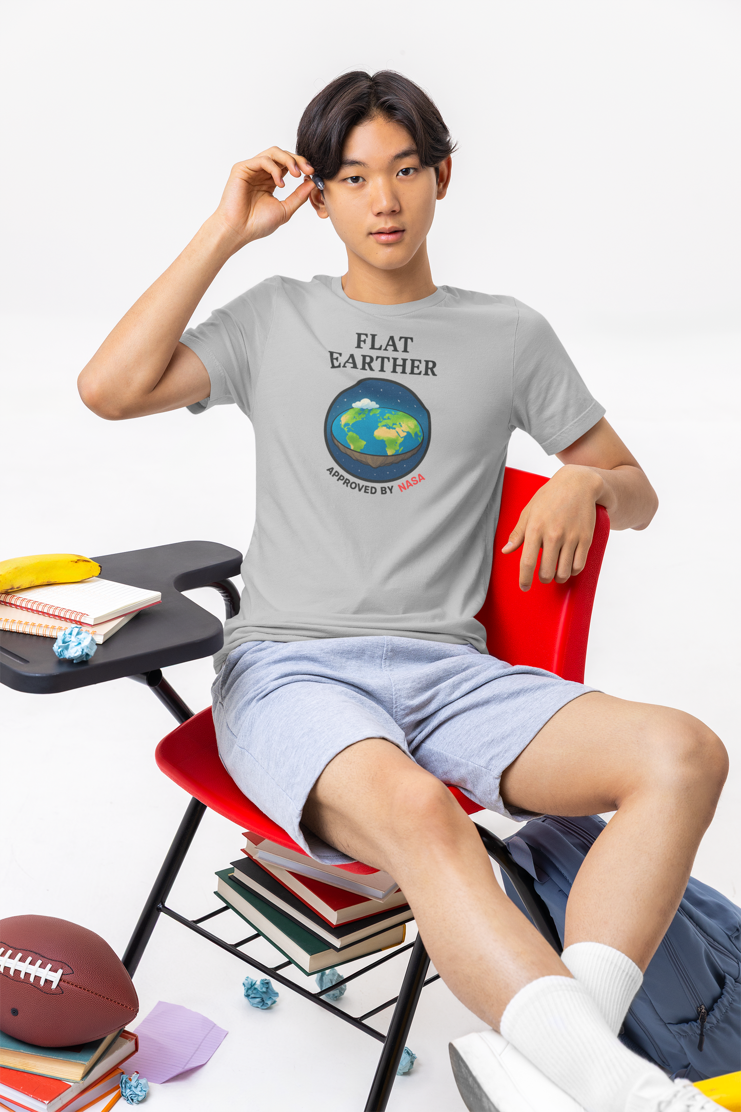 Flat Earther T-Shirt | Funny Conspiracy Theory Tee, Unisex Humorous Gift