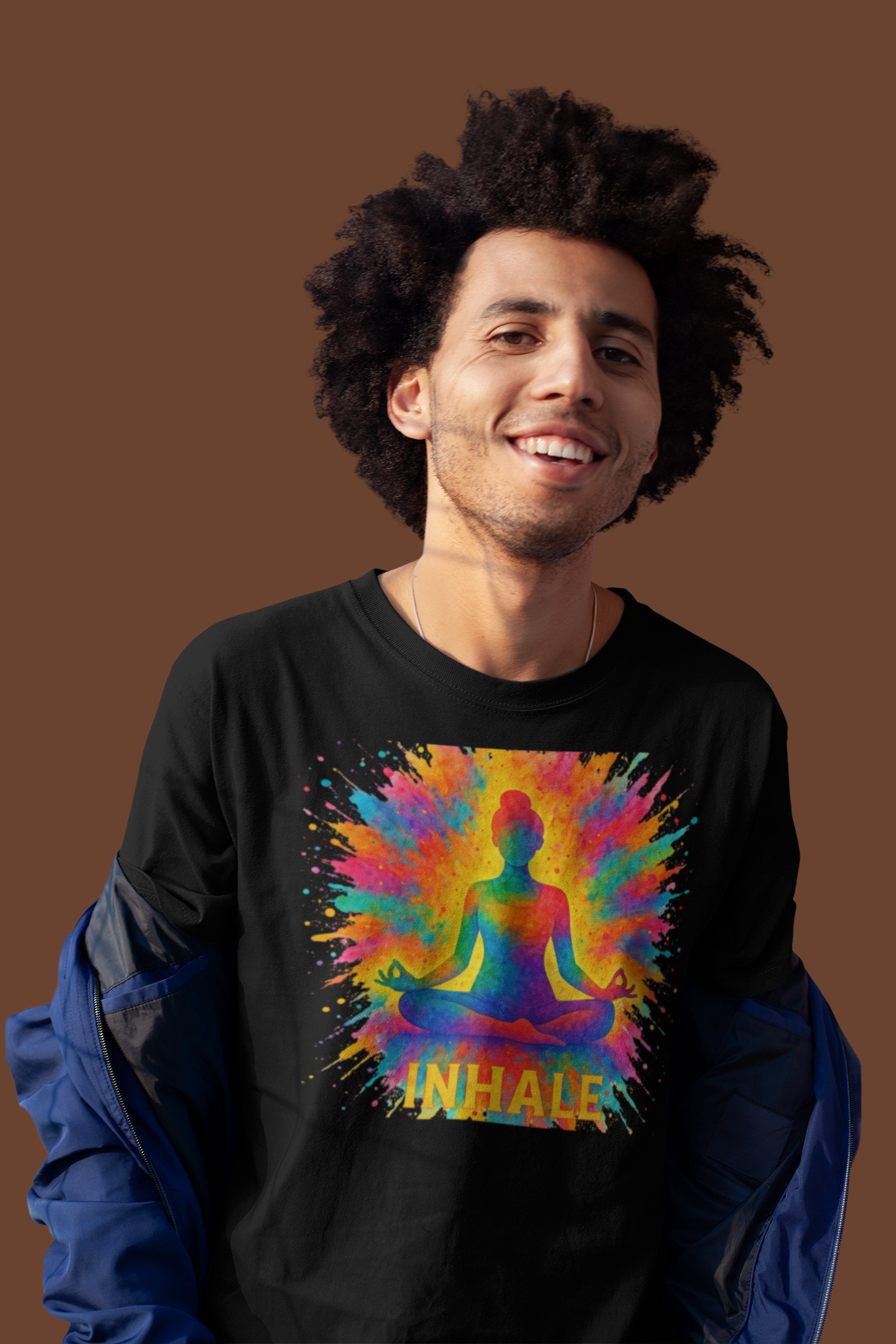 "Inhale" Meditation Tee | Yoga & Wellness Gift, Spiritual Apparel