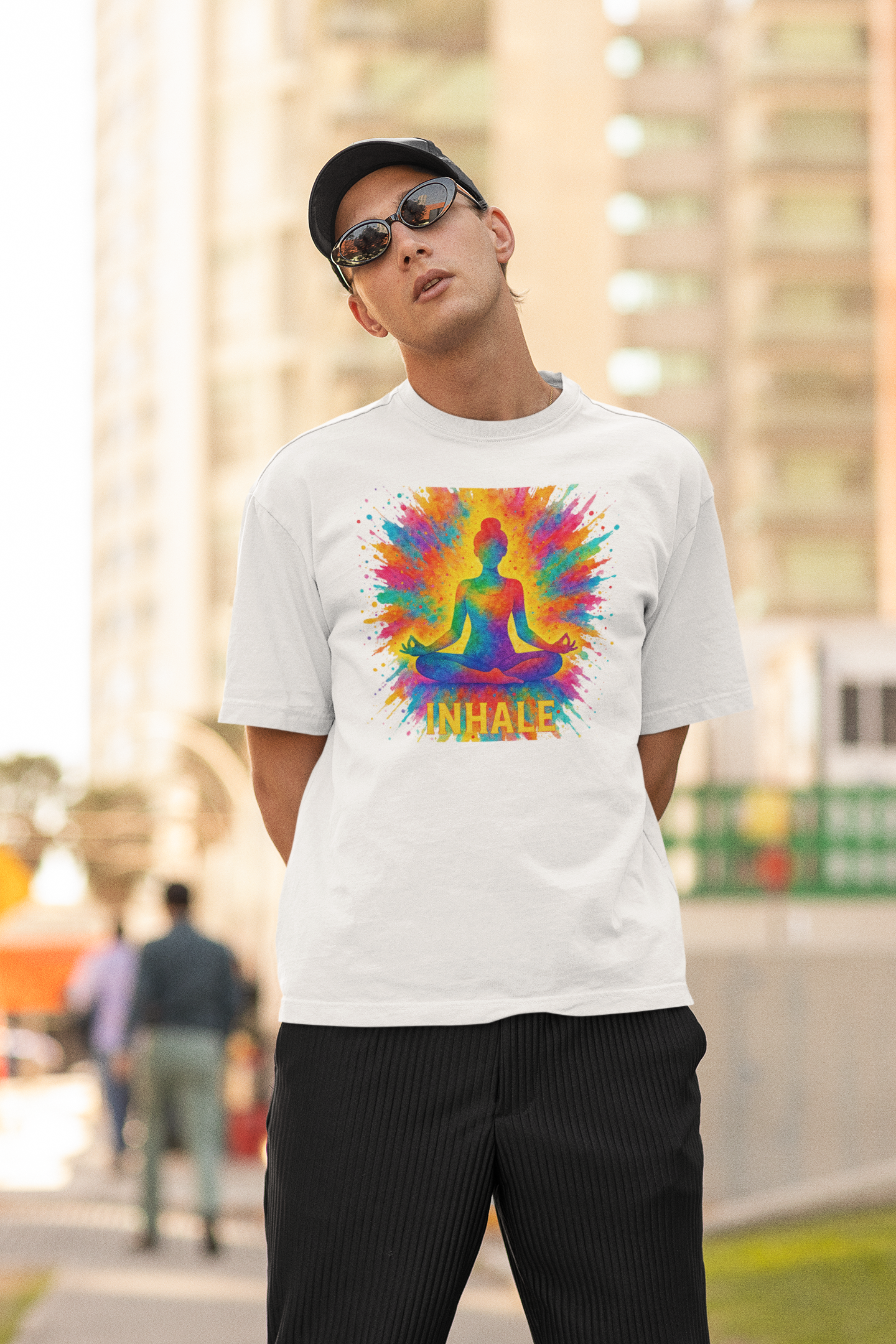 "Inhale" Meditation Tee | Yoga & Wellness Gift, Spiritual Apparel