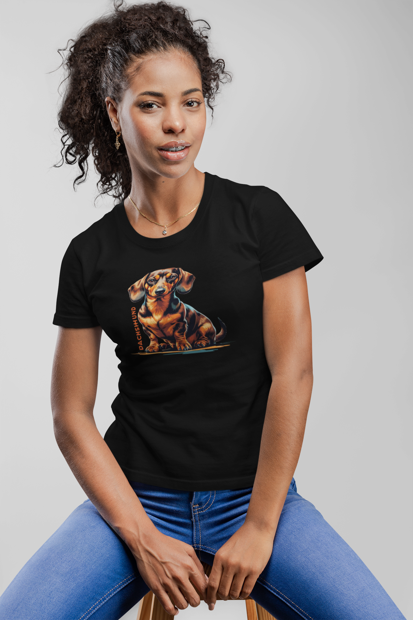 Adorable Dachshund T-Shirt | Dog Lover Tee & Pet Gift