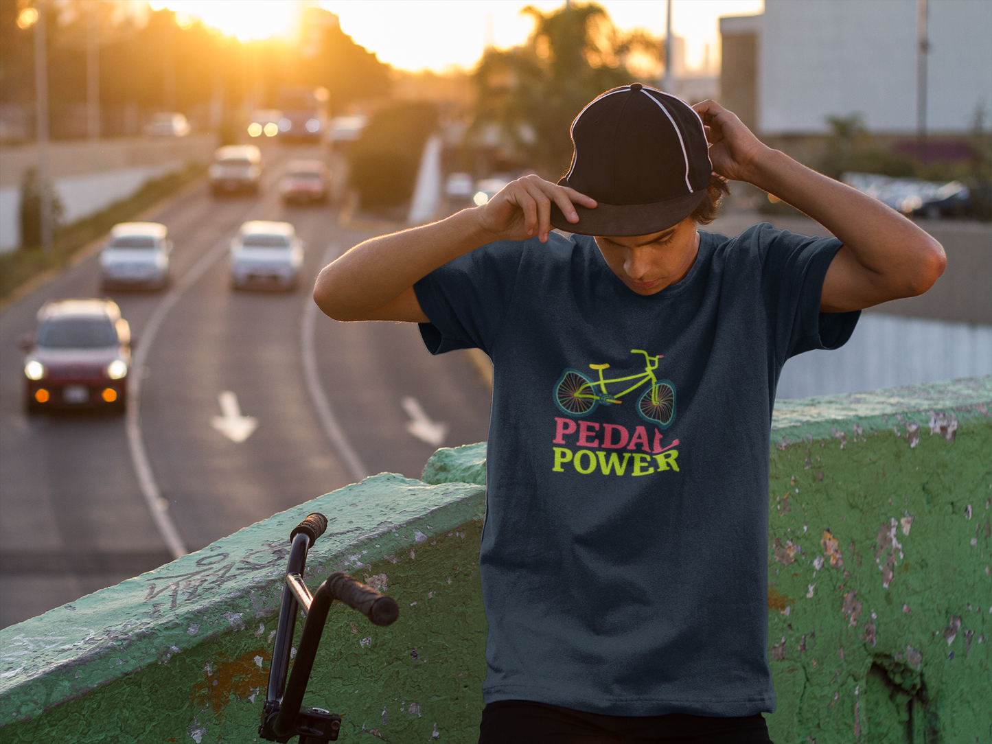"Pedal Power" Unisex Cycling Tee | Bike Lover Gift & Workout Top