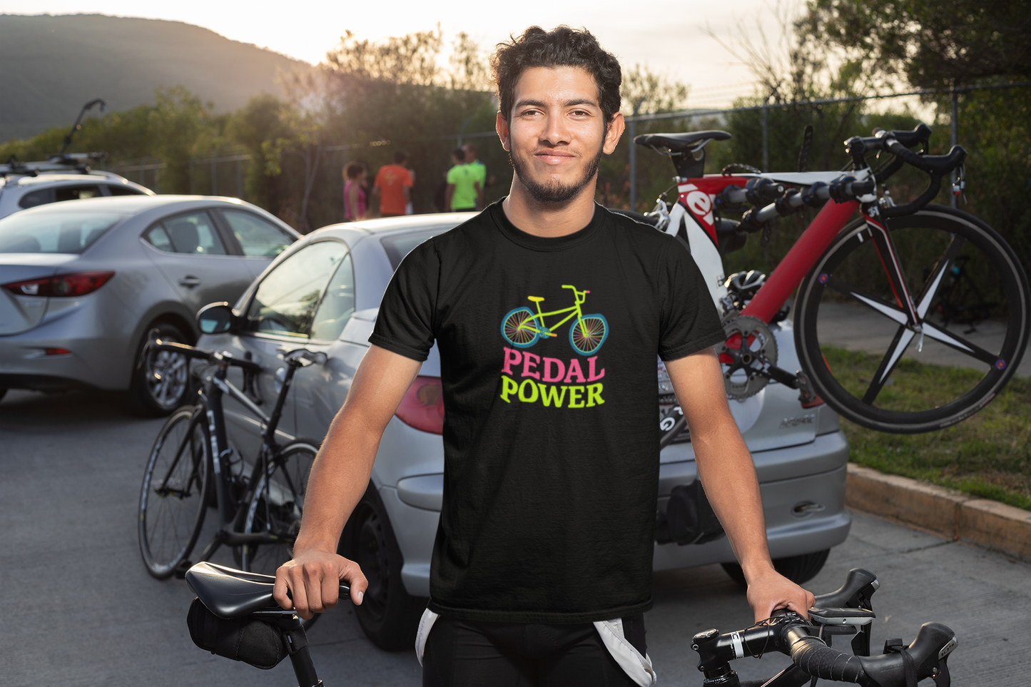 "Pedal Power" Unisex Cycling Tee | Bike Lover Gift & Workout Top