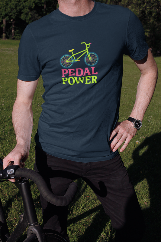 "Pedal Power" Unisex Cycling Tee | Bike Lover Gift & Workout Top
