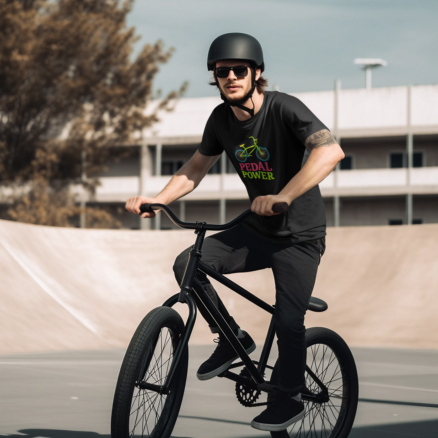 "Pedal Power" Unisex Cycling Tee | Bike Lover Gift & Workout Top