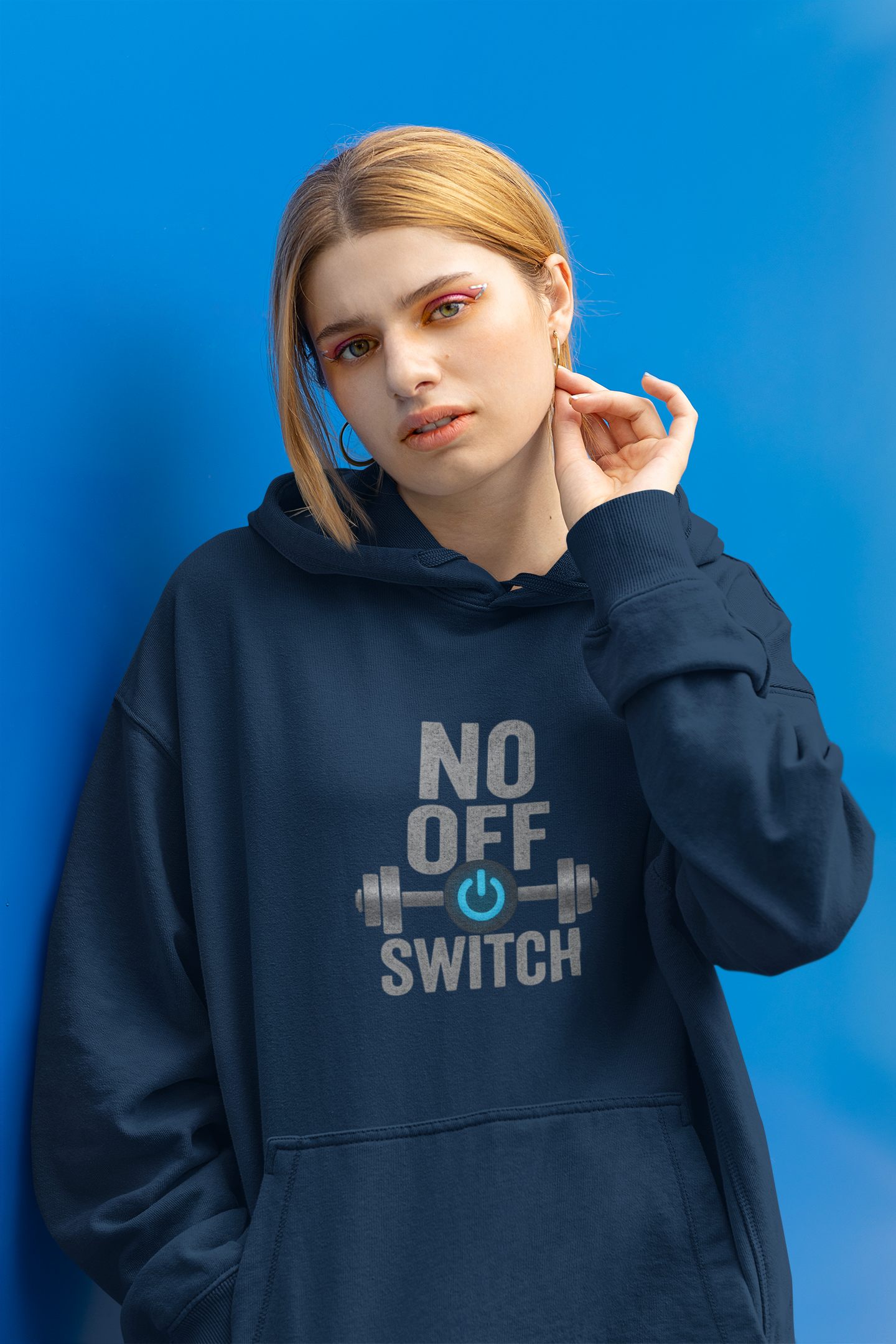 No Off Switch Unisex Hoodie | Motivational Fitness Apparel & Gym Lover Gift