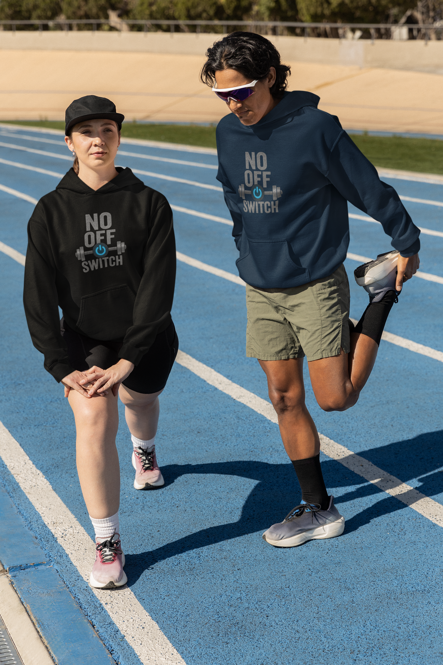 No Off Switch Unisex Hoodie | Motivational Fitness Apparel & Gym Lover Gift