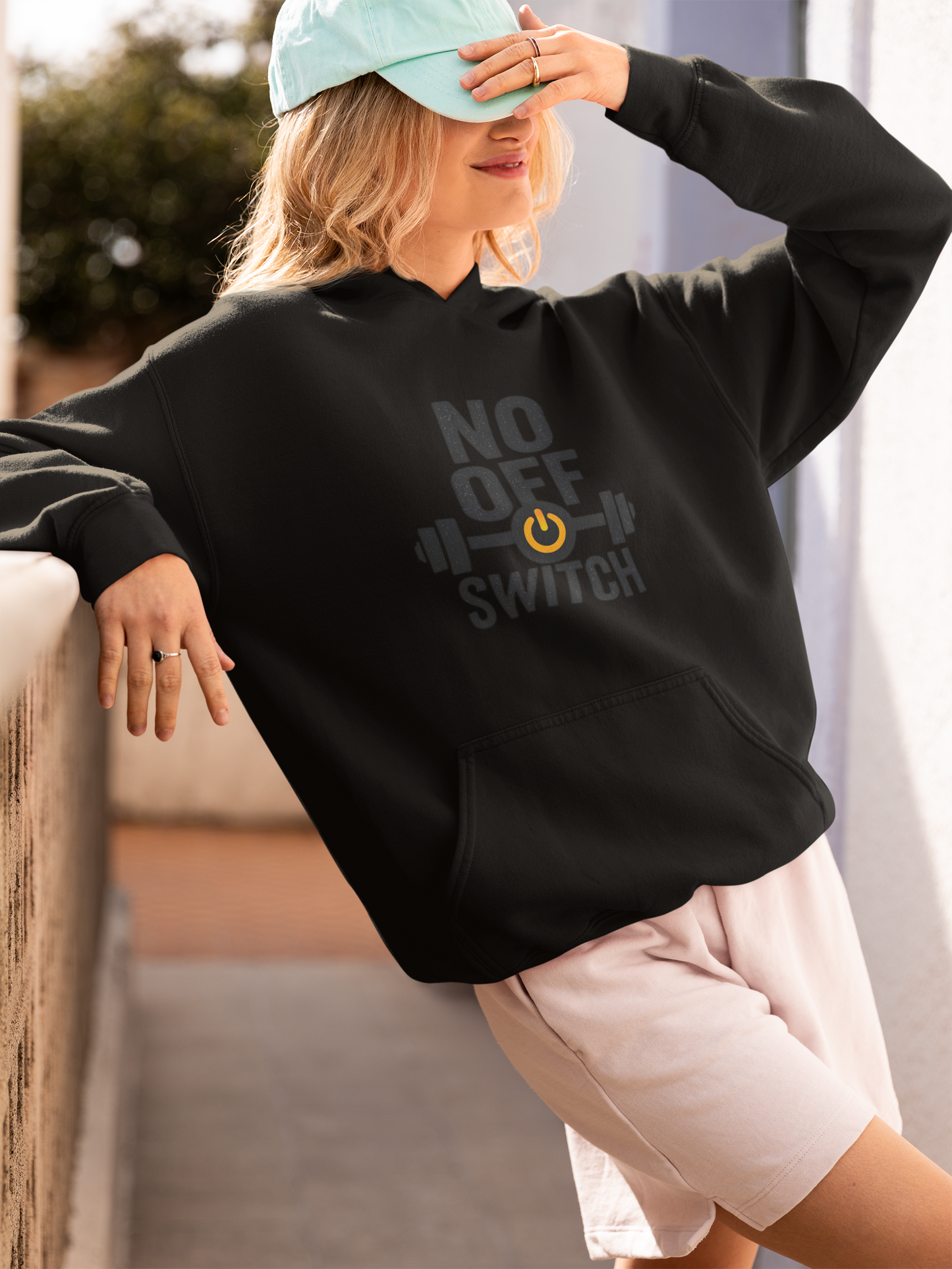 No Off Switch Motivational Hoodie | Unisex Fitness Sweatshirt & Gym Apparel