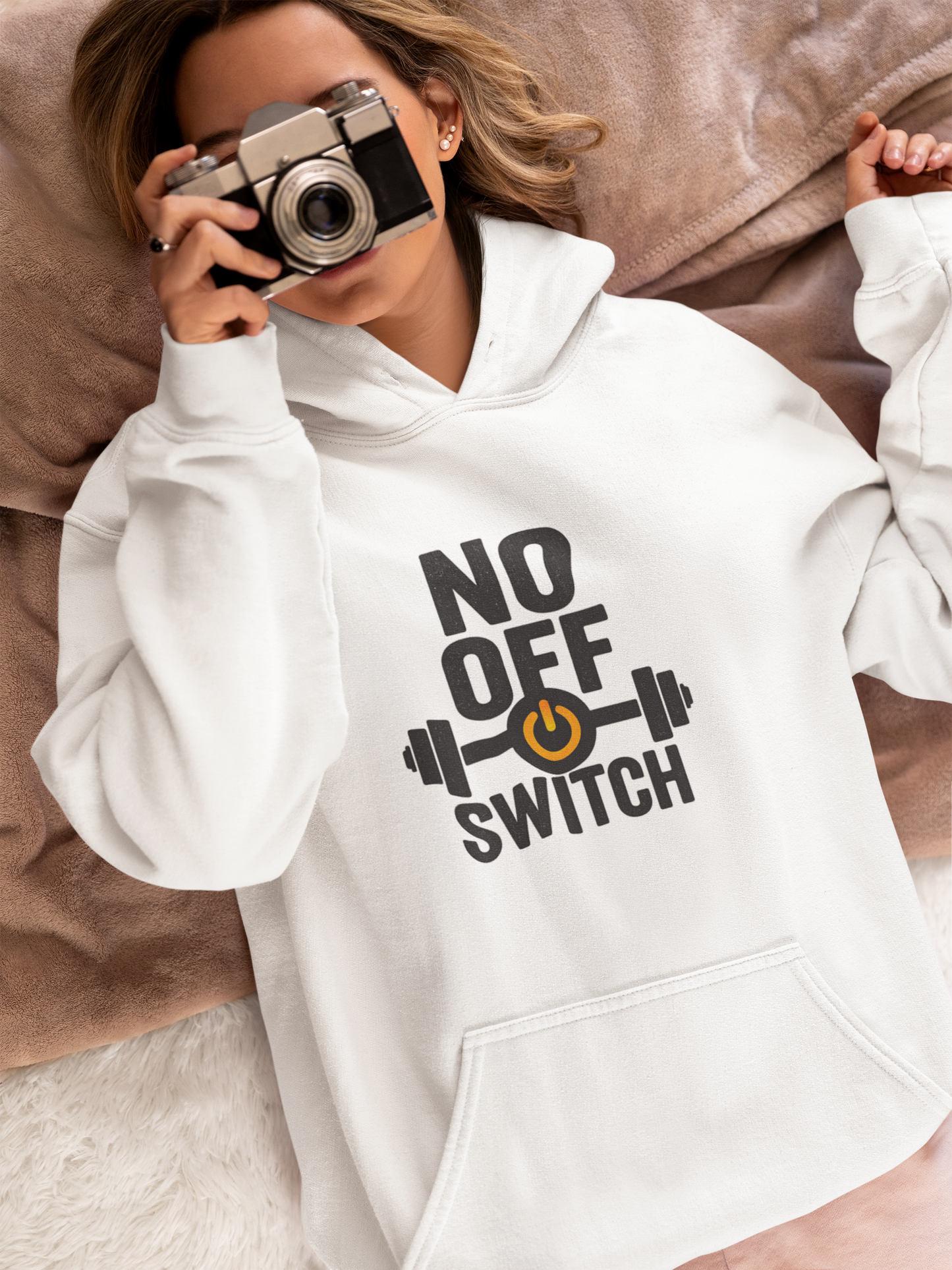 No Off Switch Motivational Hoodie | Unisex Fitness Sweatshirt & Gym Apparel