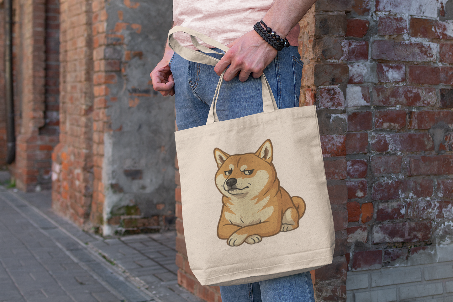 Shiba Inu Canvas Tote Bag | Cute Dog Lover Gift, Eco-Friendly Shopper, Pet Owner Accessory