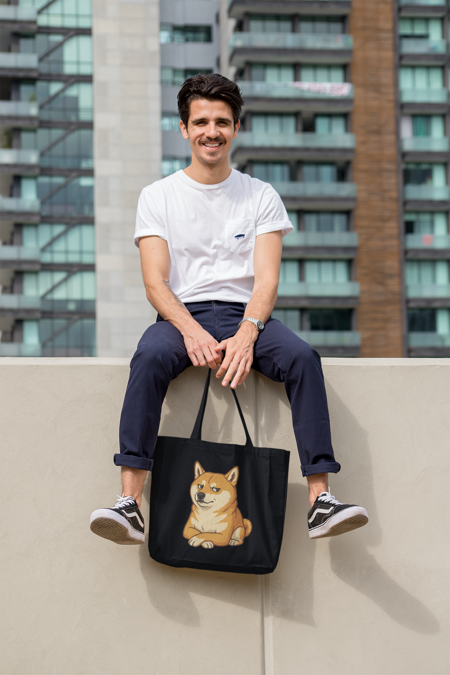 Shiba Inu Canvas Tote Bag | Cute Dog Lover Gift, Eco-Friendly Shopper, Pet Owner Accessory
