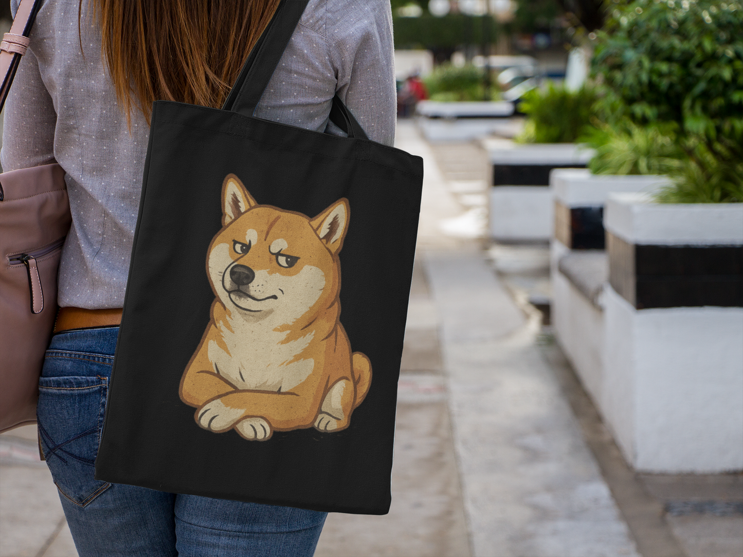 Shiba Inu Canvas Tote Bag | Cute Dog Lover Gift, Eco-Friendly Shopper, Pet Owner Accessory