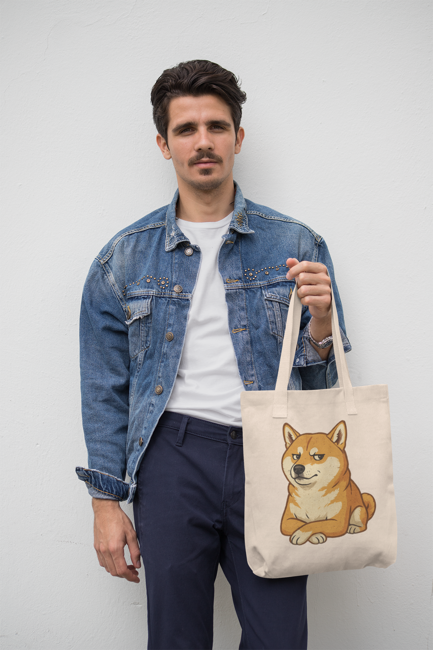 Shiba Inu Canvas Tote Bag | Cute Dog Lover Gift, Eco-Friendly Shopper, Pet Owner Accessory