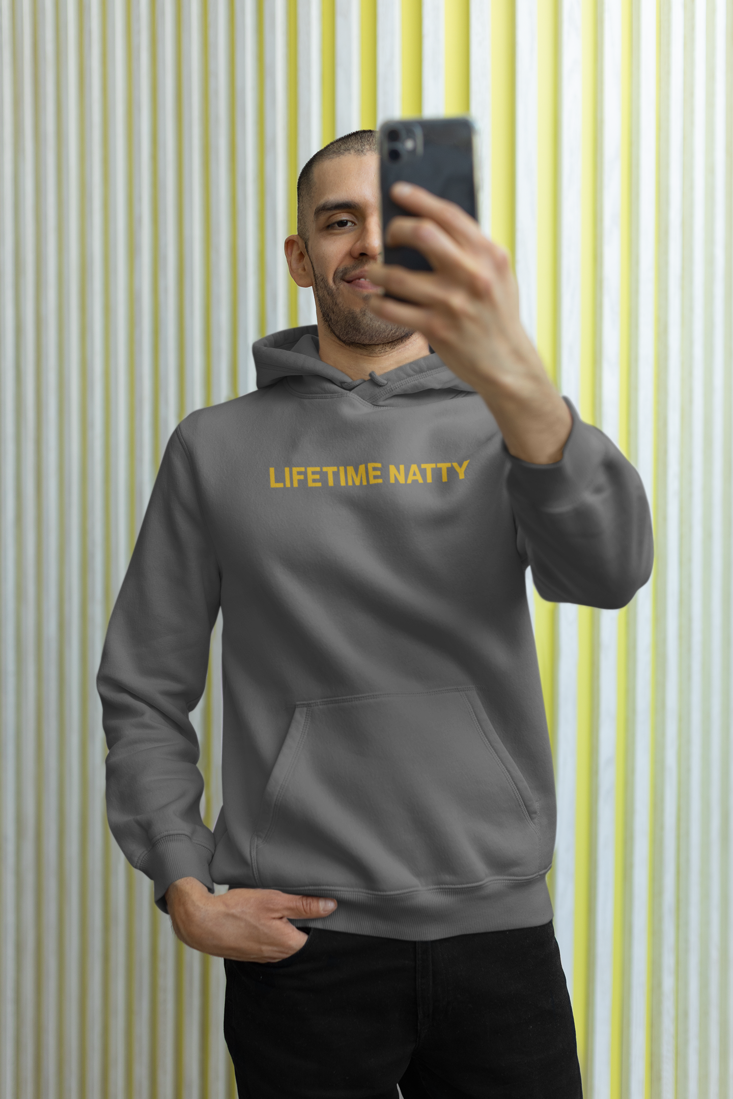 Lifetime Natty Midweight Hoodie | Certified Gym Enthusiast & Fitness Gift