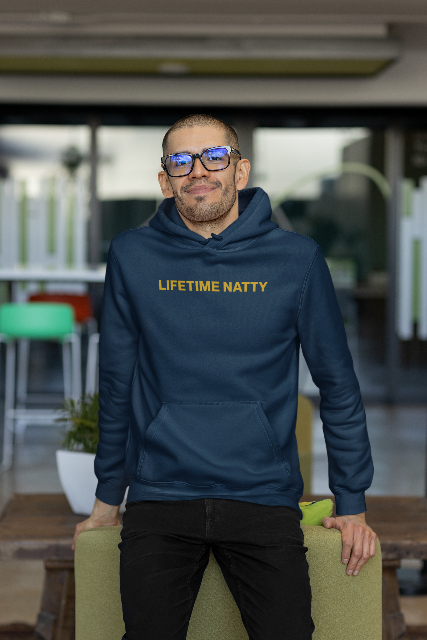 Lifetime Natty Midweight Hoodie | Certified Gym Enthusiast & Fitness Gift