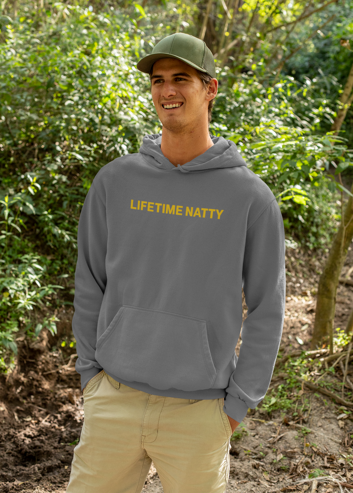 Lifetime Natty Midweight Hoodie | Certified Gym Enthusiast & Fitness Gift