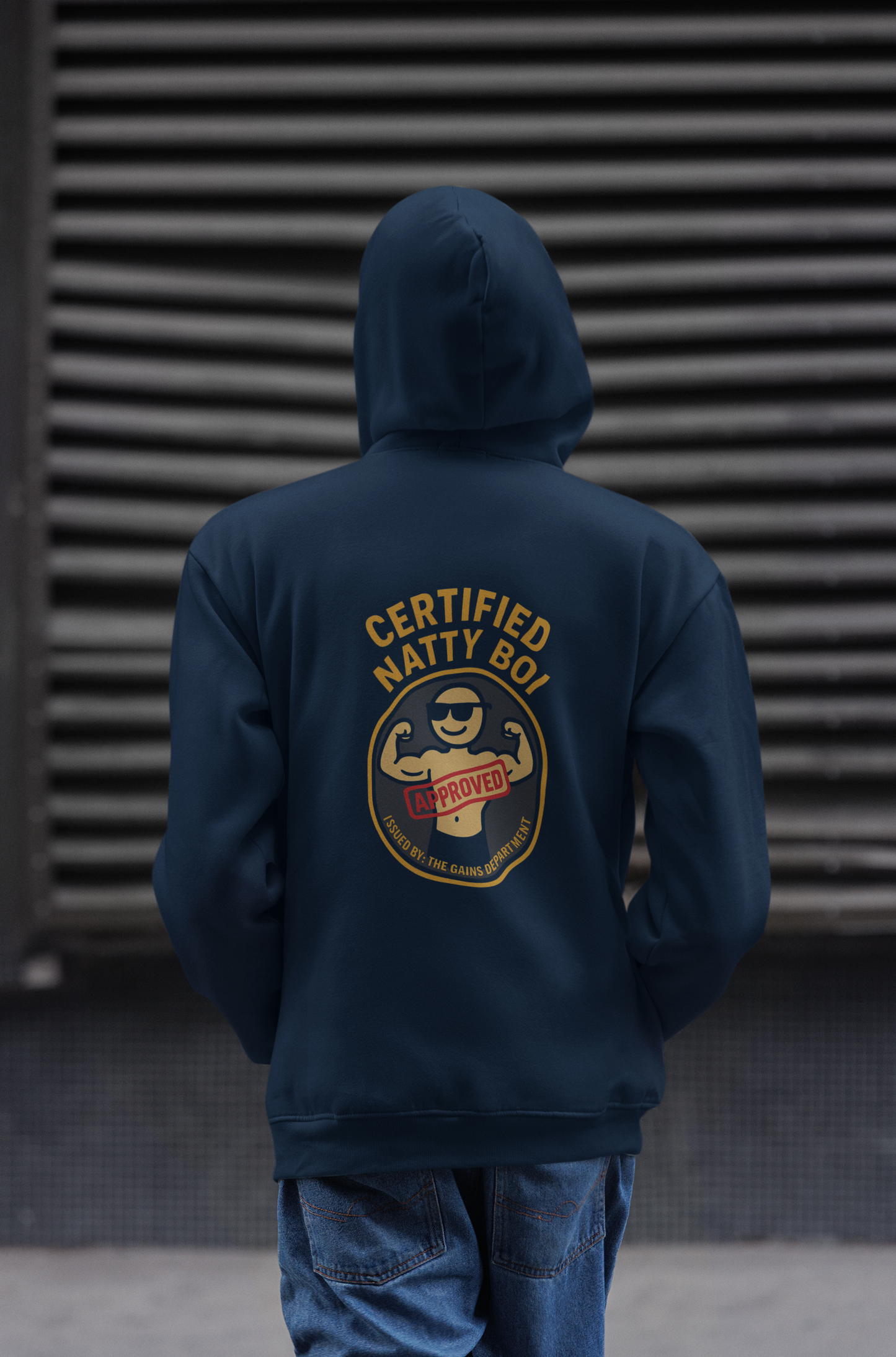 Lifetime Natty Midweight Hoodie | Certified Gym Enthusiast & Fitness Gift