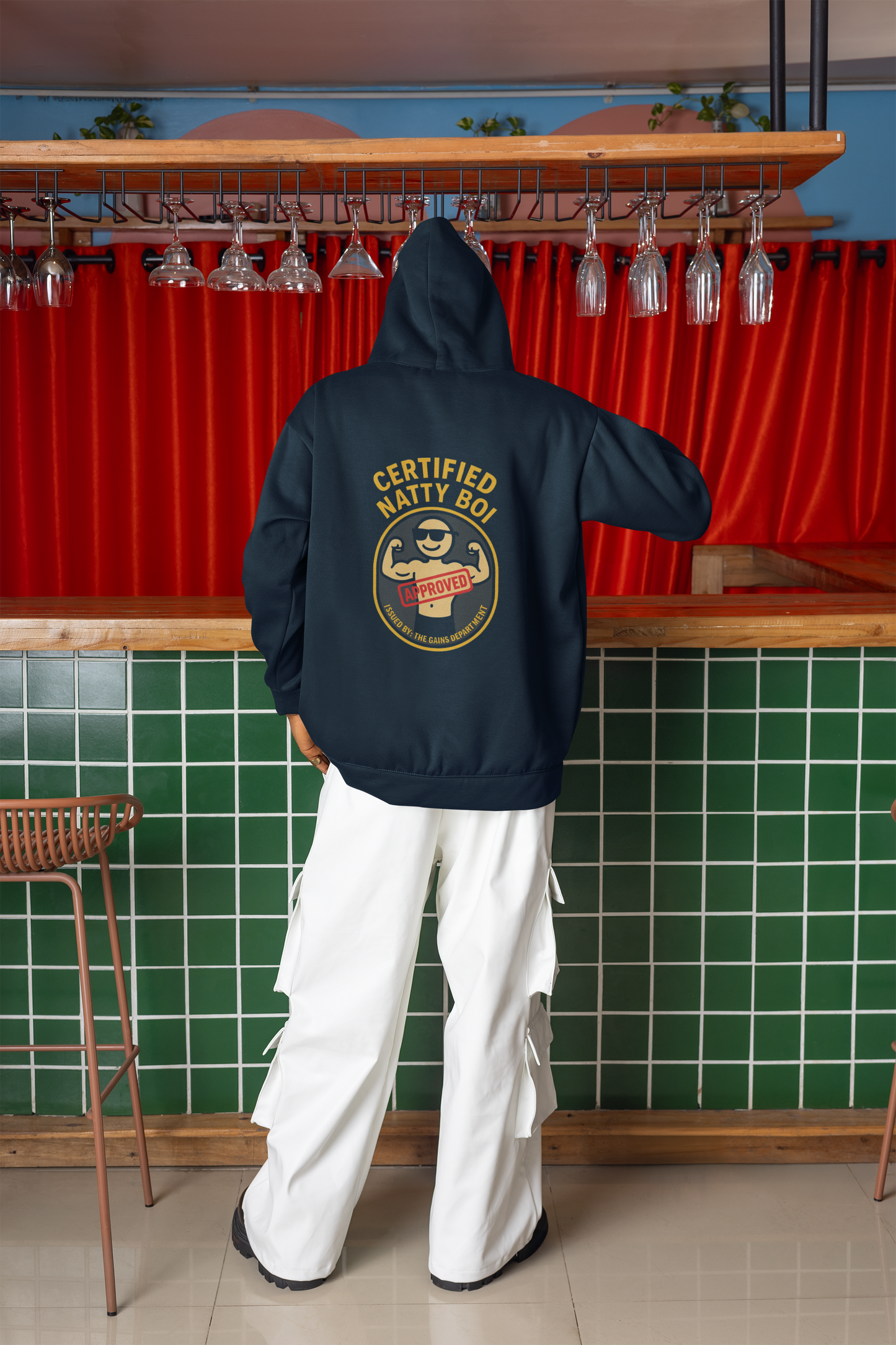 Lifetime Natty Midweight Hoodie | Certified Gym Enthusiast & Fitness Gift
