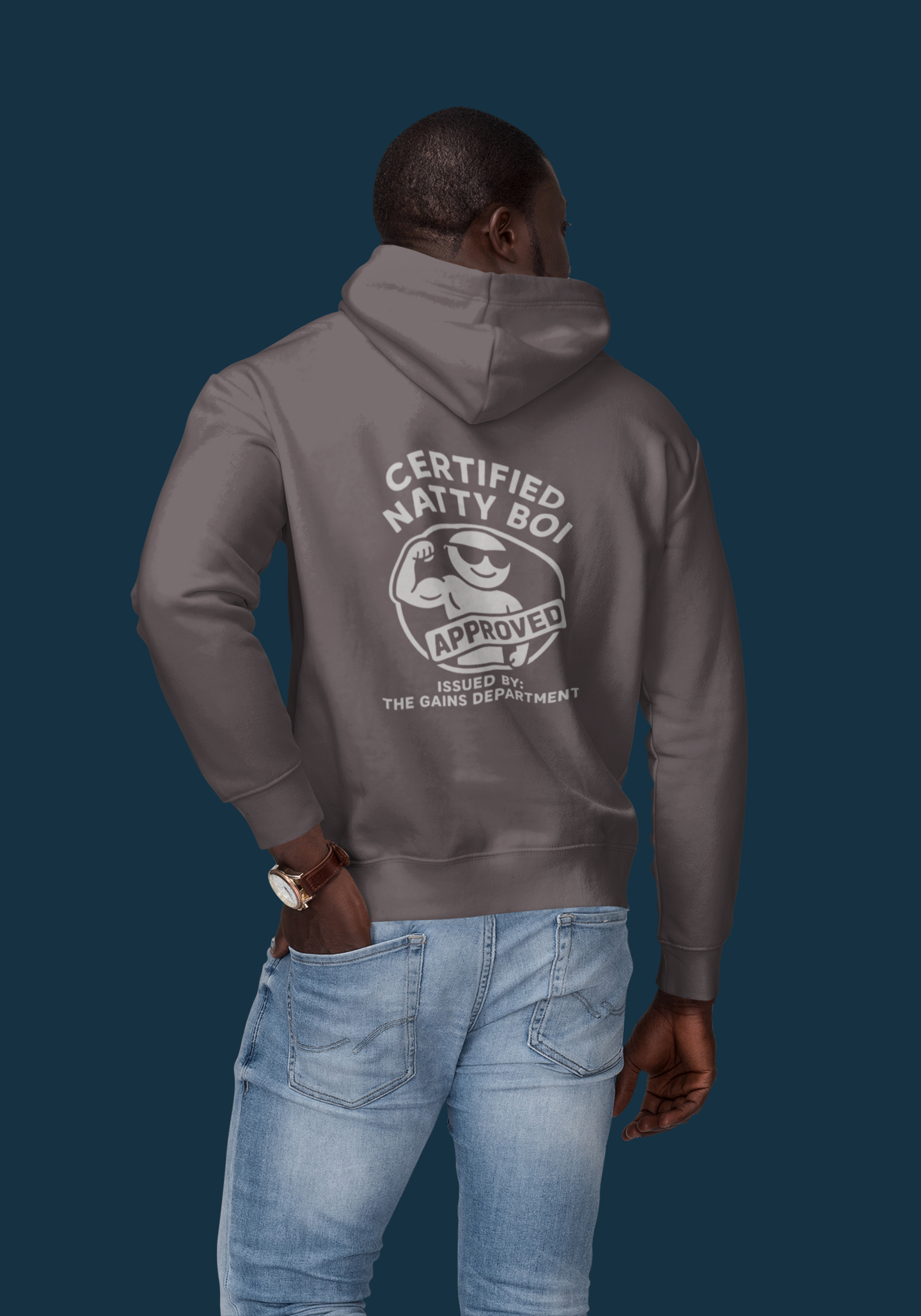 Lifetime Natty Unisex Hoodie | Certified Natty Boi Gym & Fitness Gift