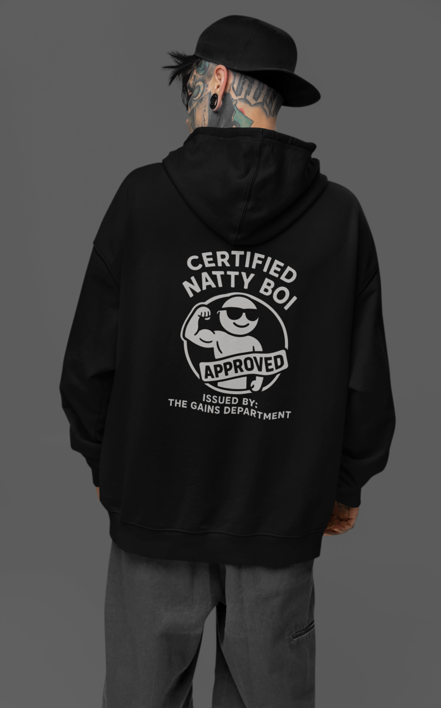 Lifetime Natty Unisex Hoodie | Certified Natty Boi Gym & Fitness Gift