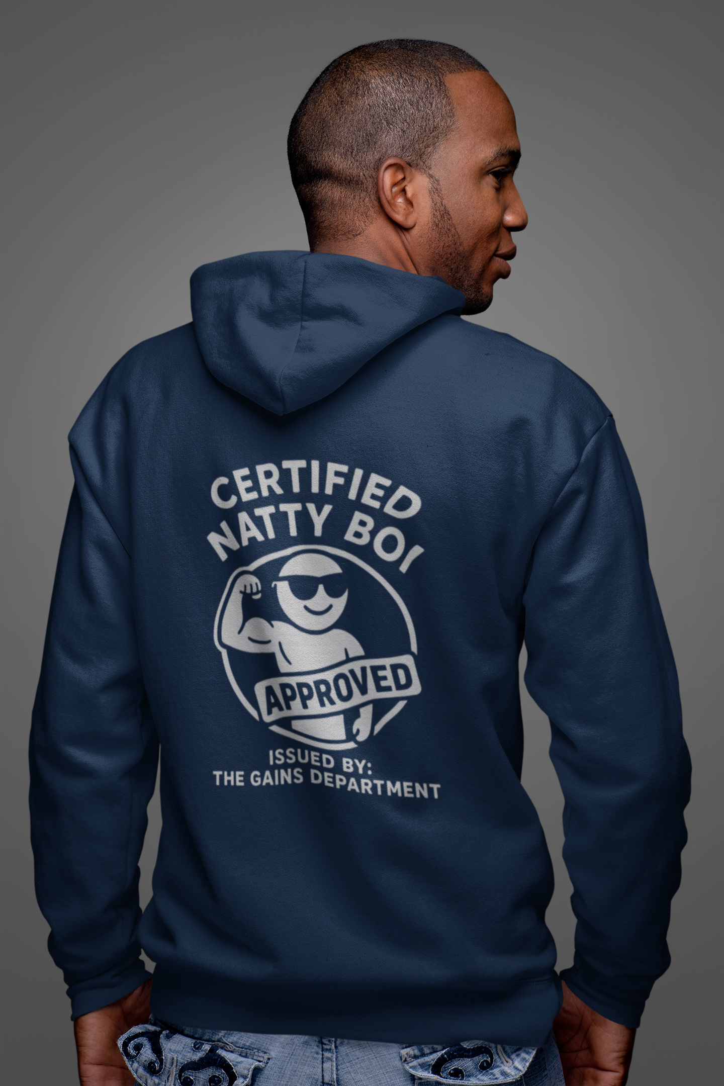 Lifetime Natty Unisex Hoodie | Certified Natty Boi Gym & Fitness Gift