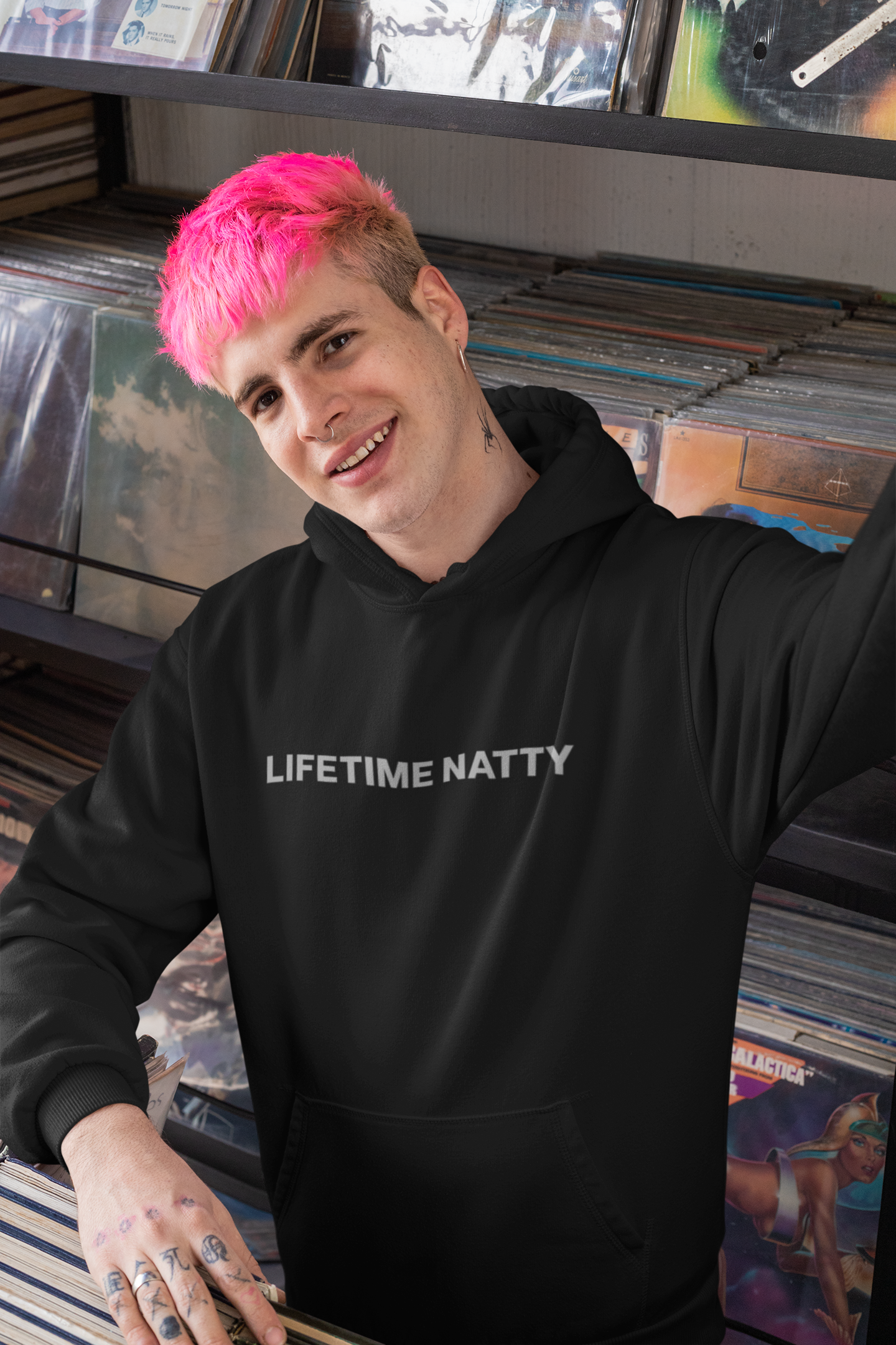 Lifetime Natty Unisex Hoodie | Certified Natty Boi Gym & Fitness Gift