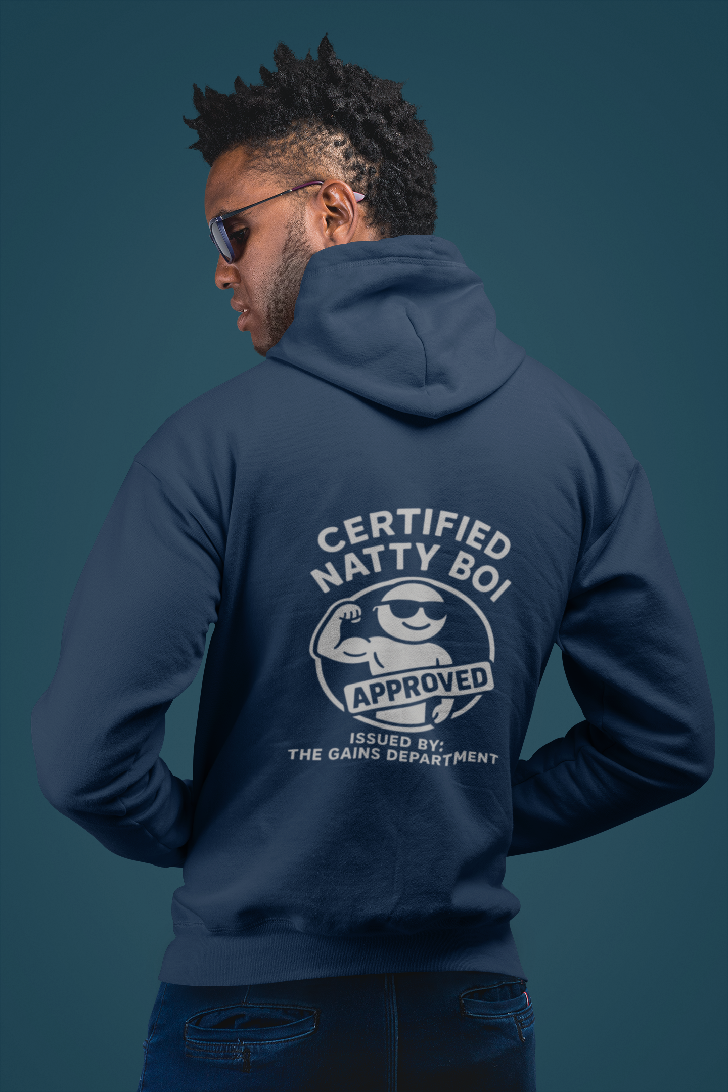 Lifetime Natty Unisex Hoodie | Certified Natty Boi Gym & Fitness Gift