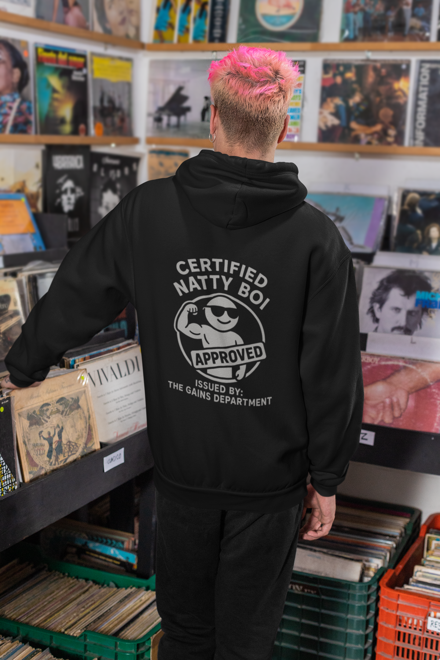 Lifetime Natty Unisex Hoodie | Certified Natty Boi Gym & Fitness Gift