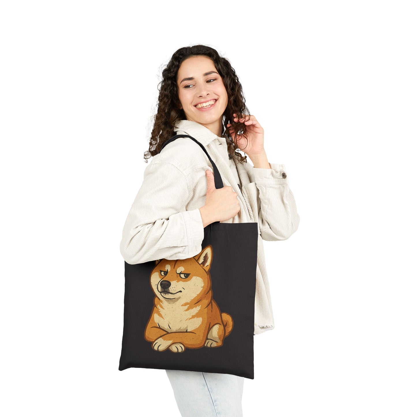 Shiba Inu Canvas Tote Bag | Cute Dog Lover Gift, Eco-Friendly Shopper, Pet Owner Accessory