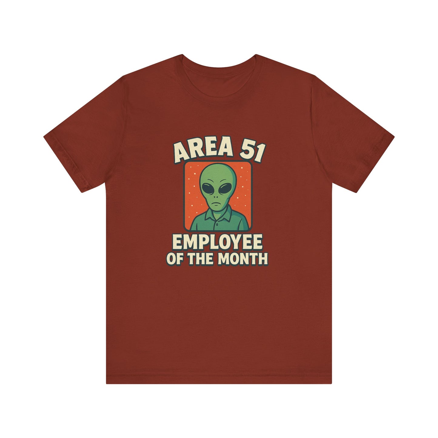 Area 51 Employee of the Month T-Shirt | Funny Alien Graphic Tee