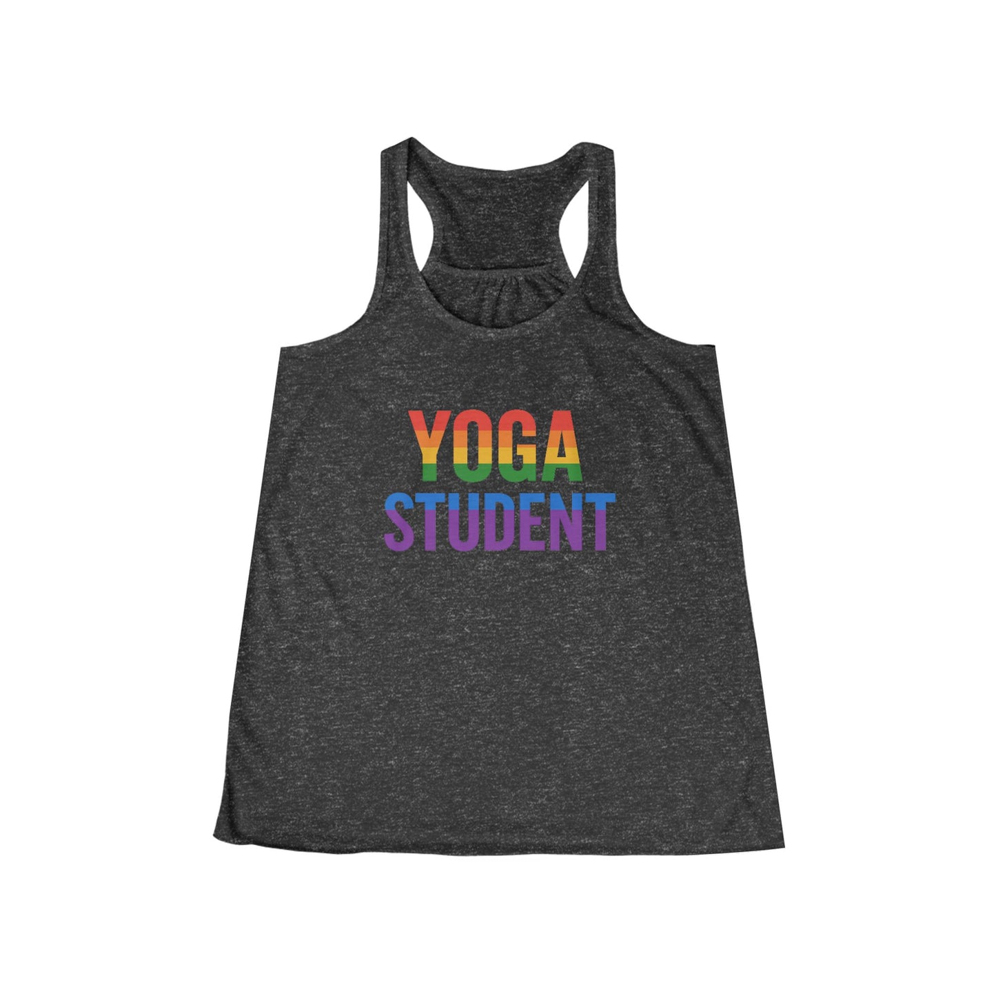 Rainbow Yoga Racerback Tank | LGBTQ+ Pride Activewear & Yoga Gift