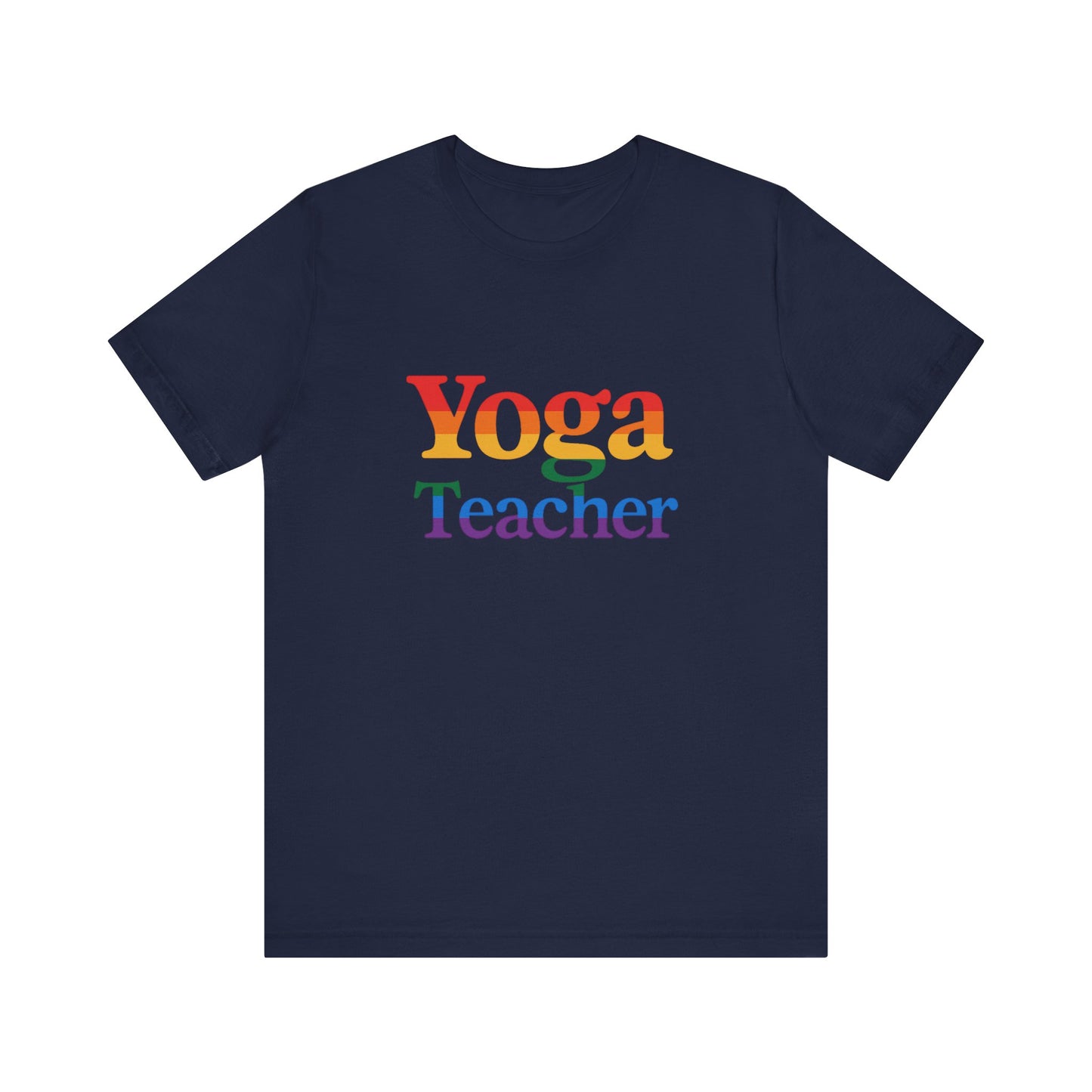 Yoga Teacher Short Sleeve Tee | Gift for Yoga Instructors, Wellness Apparel, Relaxed Fit Shirt, Yoga Lover Gifts, Summer Casual Wear