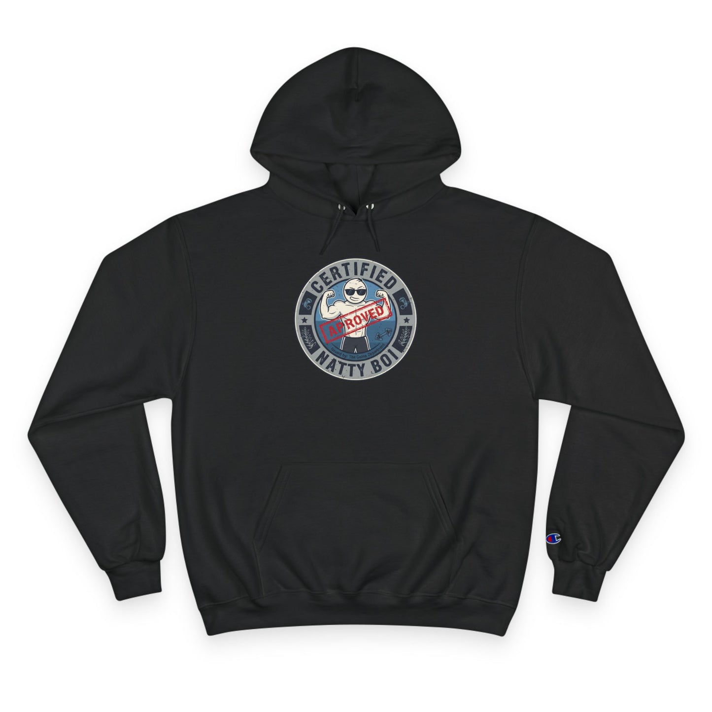 Certified Natty Boy Champion Hoodie - Cozy Streetwear, Perfect for Gifting, Casual Days, Unisex Style, Birthday Present